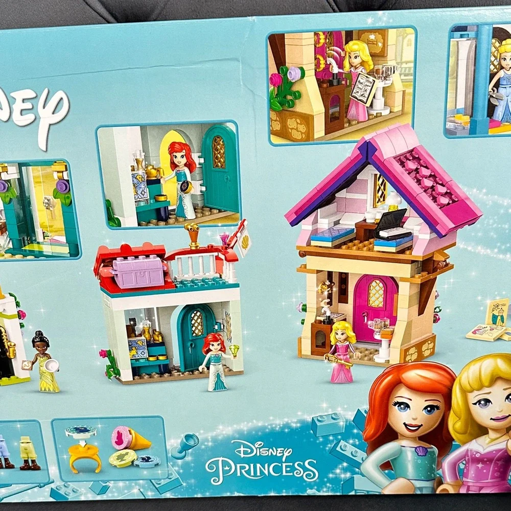 LEGO Disney Princess Market Adventures 817 pcs Sealed 6+ NEW Ariel Cinderella + - Picture 10 of 15